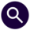 Icône de recherche au survol